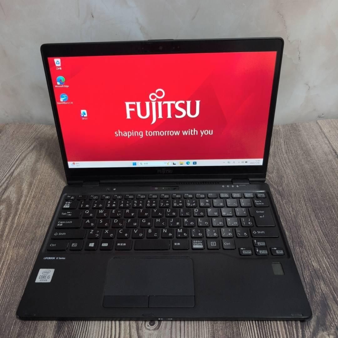 富士通 LIFEBOOK 2in1 第10世代 タッチペン付属 ノートパソコン Office