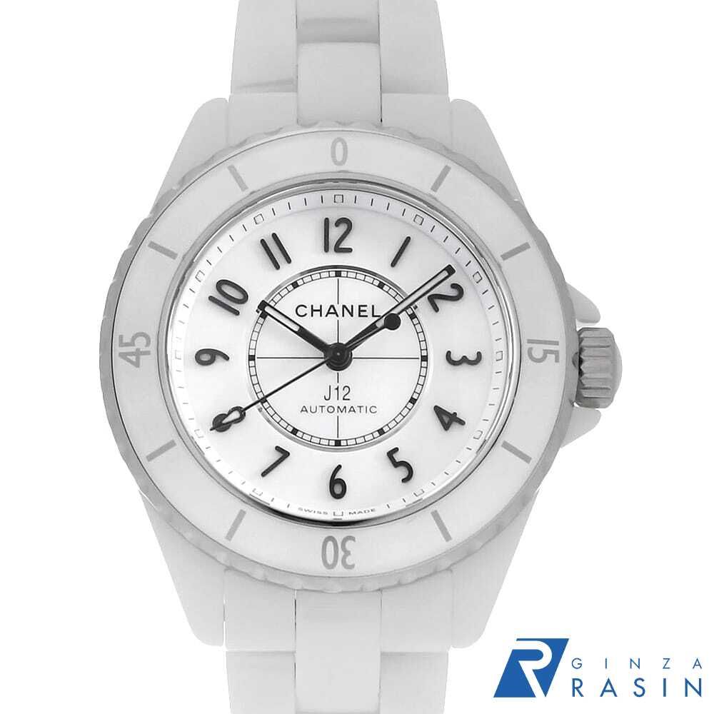 シャネル J12 白セラミック H5700 中古 メンズ