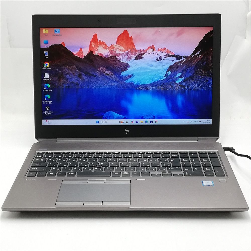 高性能 Wi-Fi有 HP ノートパソコン 中古美品 Zbook 15 G6 第9世代 Core