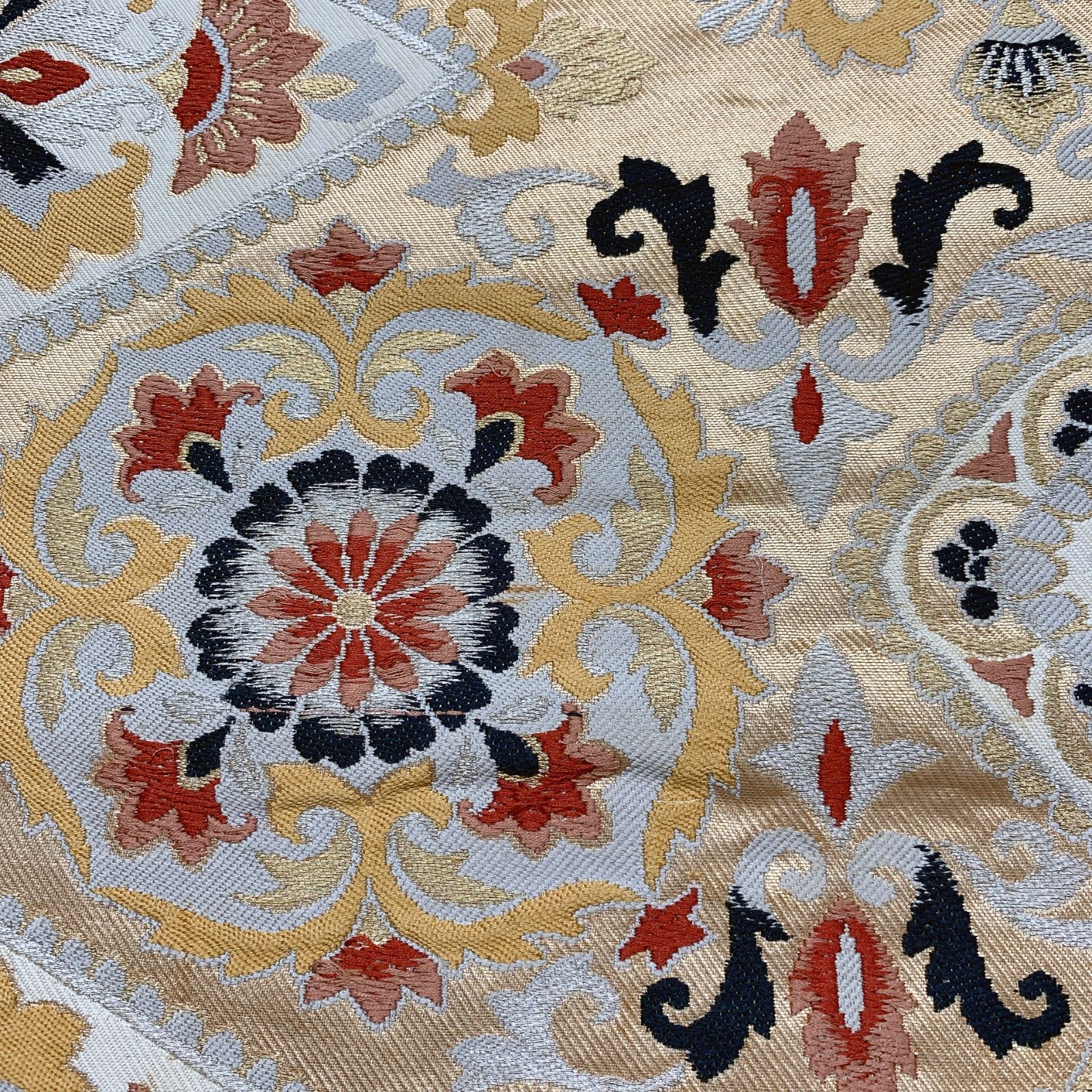 6297］袋帯 花唐草文様 六通 正絹 着物 フォーマル - メルカリ