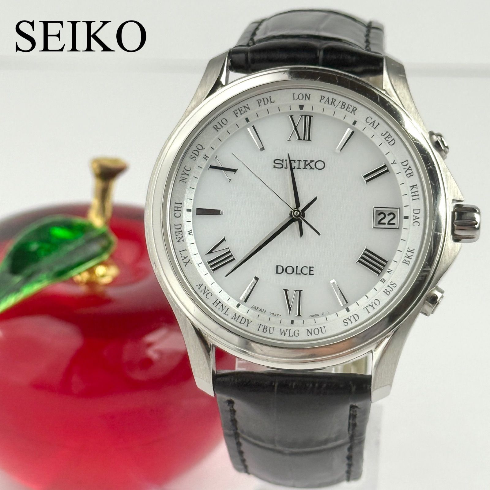 クーポン有り 【1円スタート】SEIKO セイコー 7B27-0AD0 ドルチェ 