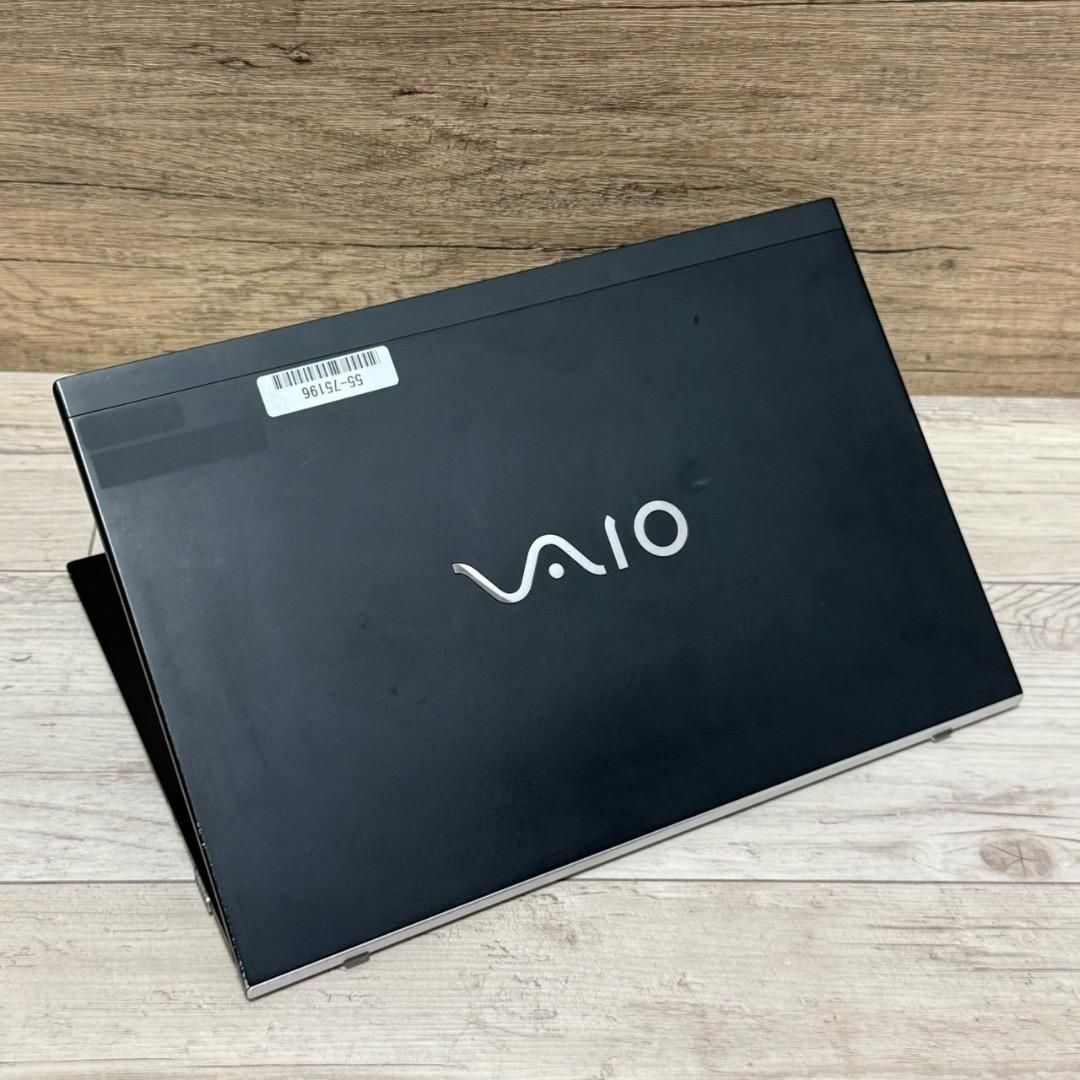 軽量薄型 VAIO 第8世代 高速SSD/i5 オフィスWin11 ノートPC Office付き
