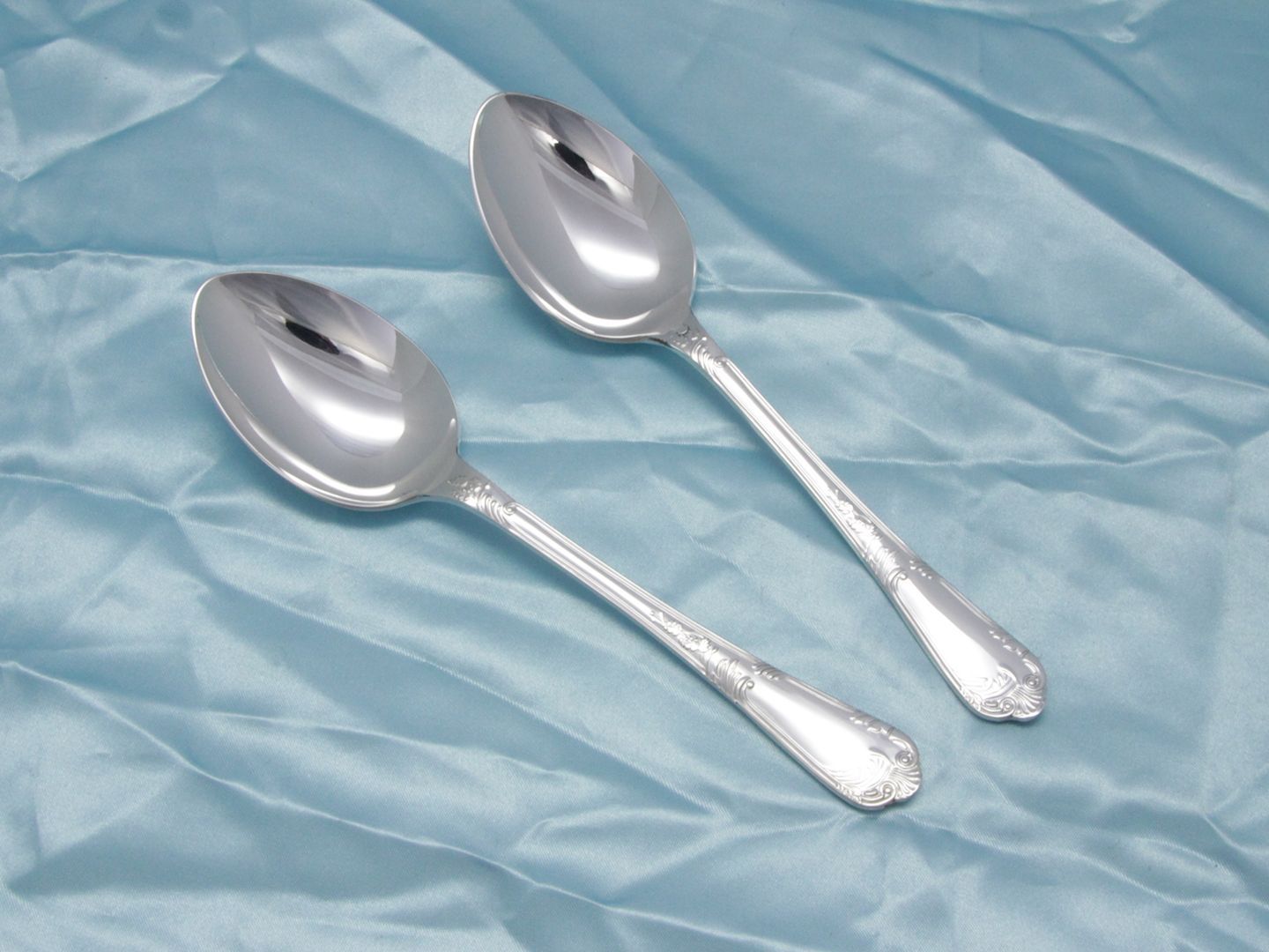 英国製 デザートプーン 2本 EPNS A1 シルバープレート ラリージェンス