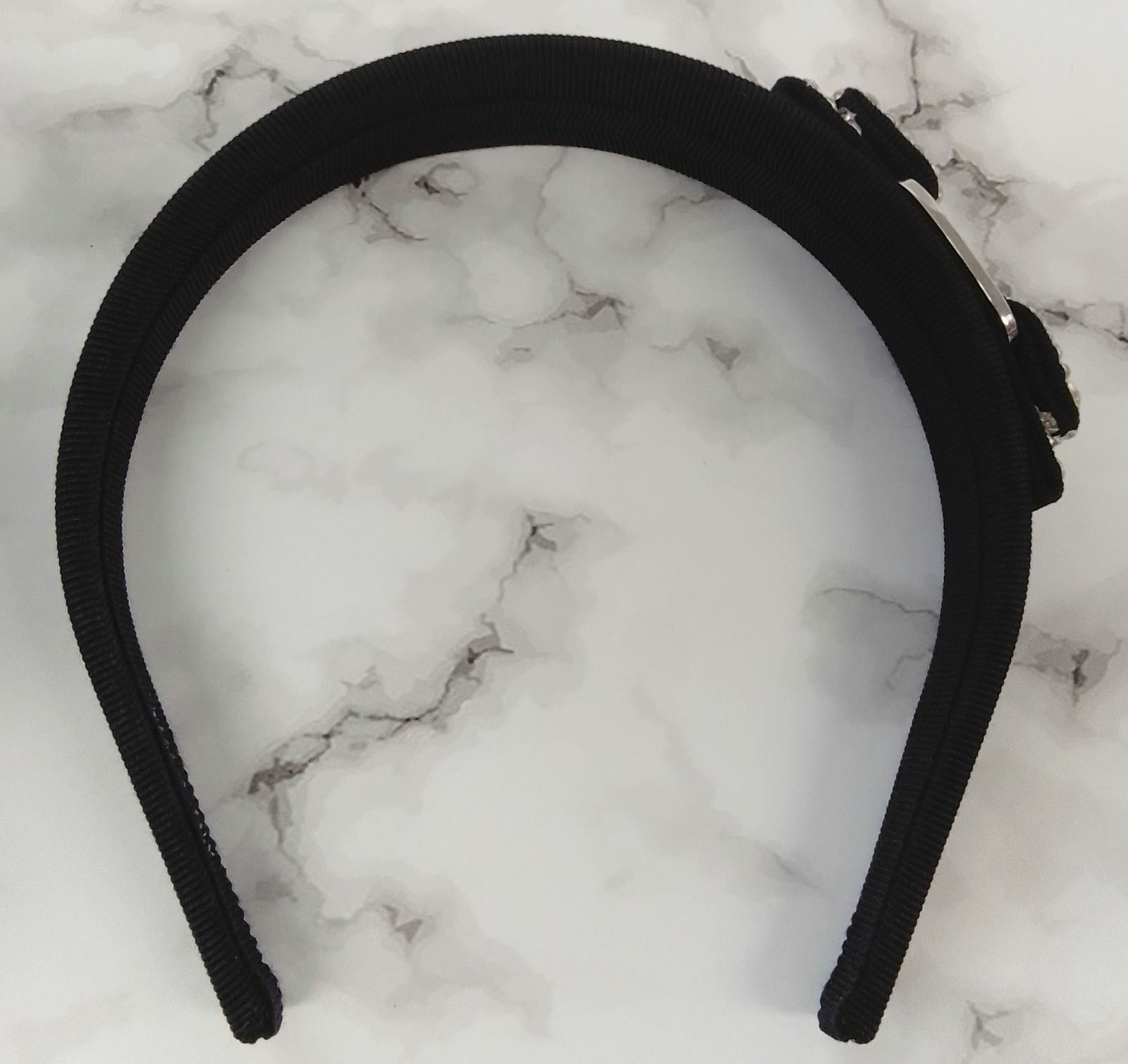 サルヴァトーレフェラガモ ラインストーン ヴァラリボン カチューシャ Ferragamo♪ヴァラリボン ラインストーン カチューシャ フェラガモ