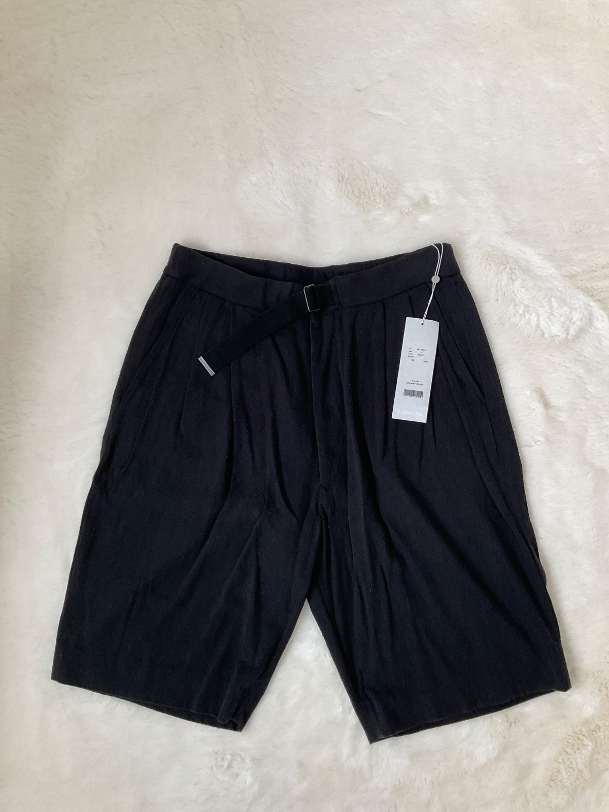 美品】22SS コモリ comoli シルクネップショーツ ショートパンツ