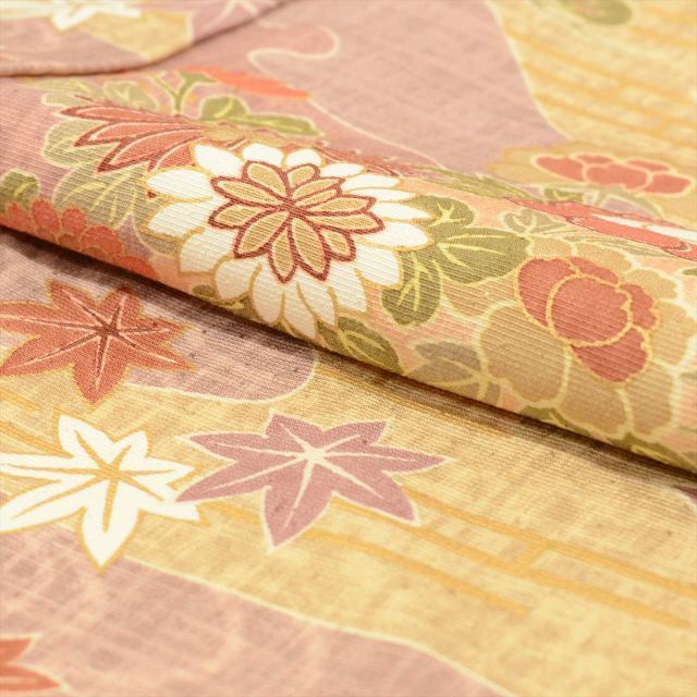 リサイクル着物 小紋 正絹 身丈153cm S 裄63cm 仕立て上がり