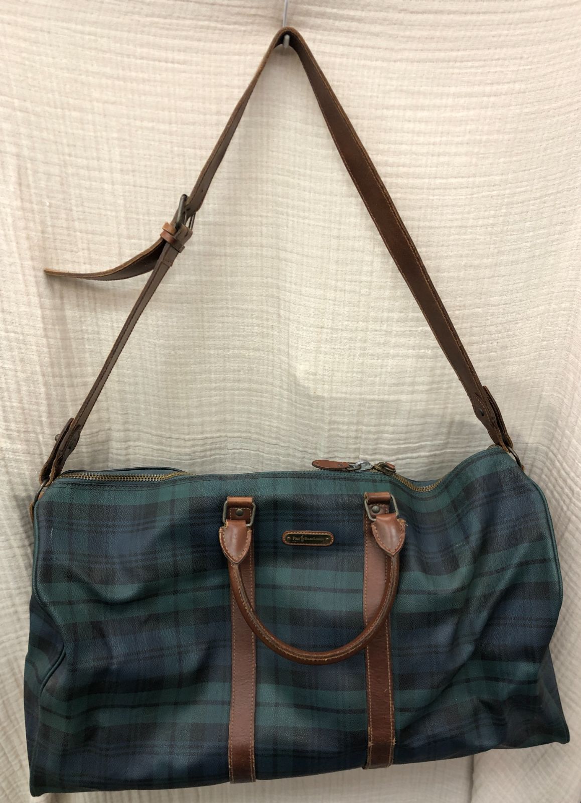 Polo チェック柄 ボストンバッグ POLO RALPH LAUREN(ポロラルフ