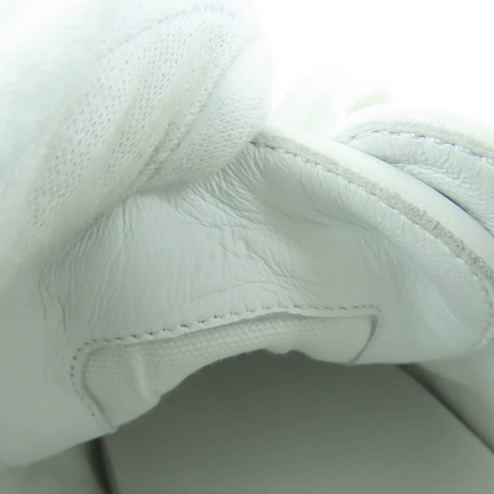 美品☆HERMES エルメス ゲット ロゴデザイン ファブリック レザー使い