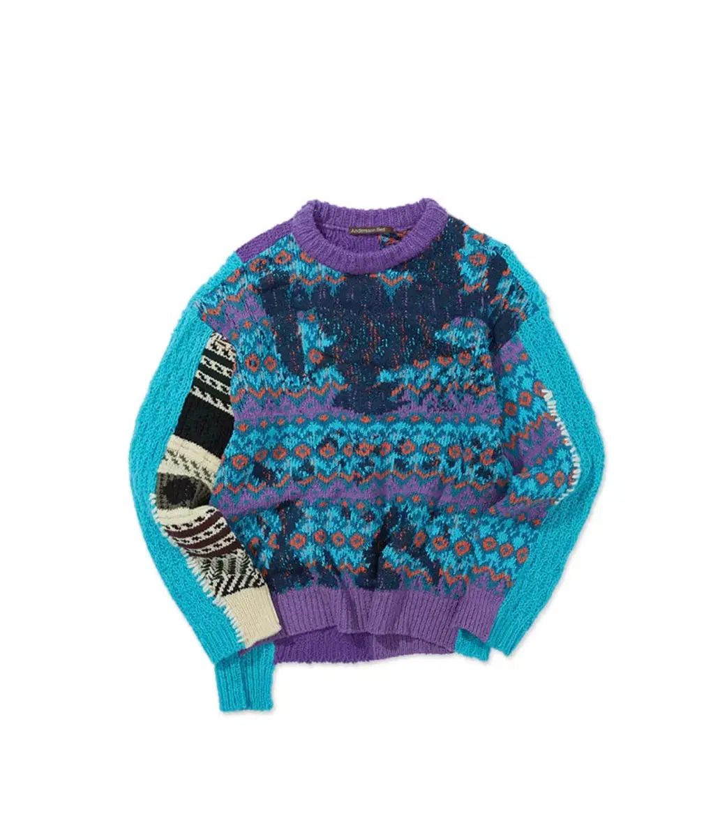 アンダースンベル リー ジャカード クルーネック セーター (ほぼ新品)