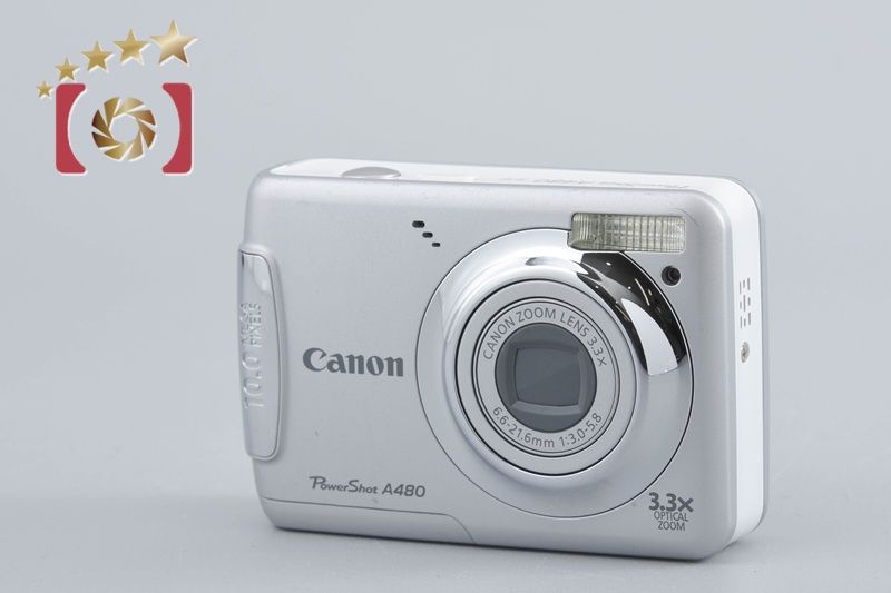 【美品】デジカメ Canon PowerShot A480 シルバー Amazon.co.jp: Canon PowerShot (Powershot) A480 Silver PSA480 (SL