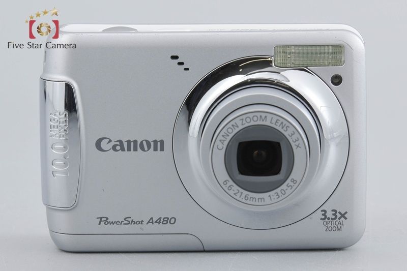 Canon キヤノン 【中古】Canon キヤノン PowerShot A480 シルバー