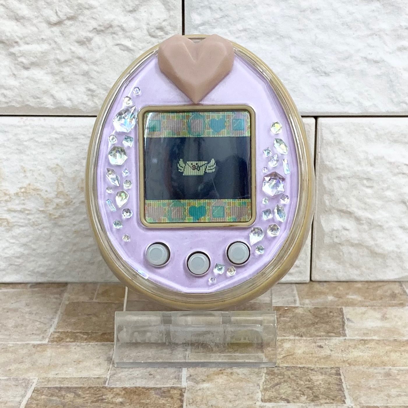 動作確認済】たまごっちピース Tamagotchi P's パープル 紫 本体 平成