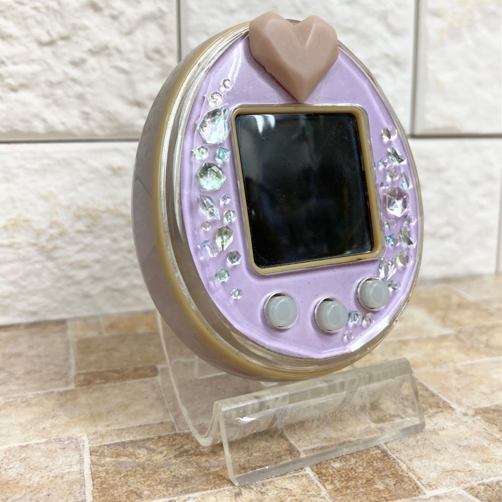 動作確認済】たまごっちピース Tamagotchi P's パープル 紫 本体 平成