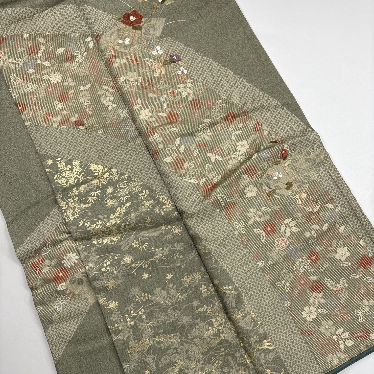 訪問着　付け下げ　15枚まとめ売り　リメイク用　素材用 訪問着 4枚 正絹 着物まとめ売り 同梱購入歓迎 リメイク用 着付け練習