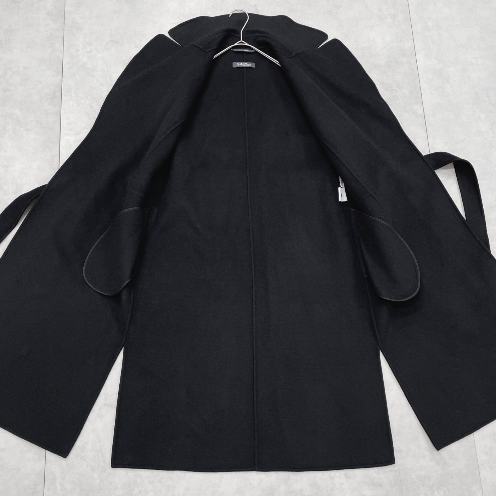 S MaxMara エスマックスマーラ ロングベスト ジレ ノースリーブコート 