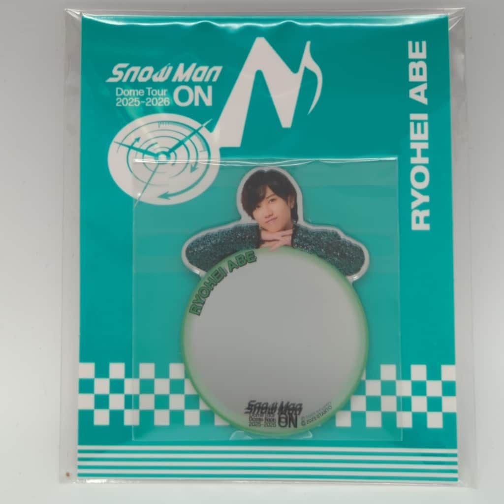 SnowMan 25-26年ON 阿部亮平 ミラーステッカー - メルカリ