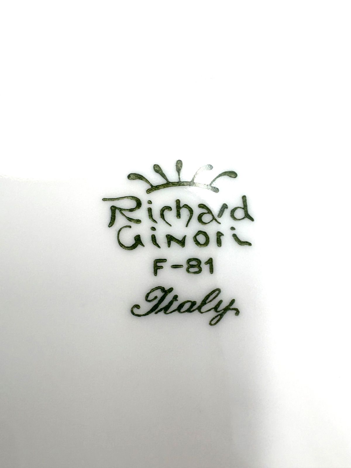 Richard Ginori リチャードジノリ ベッキオホワイト 23.5cm スープ