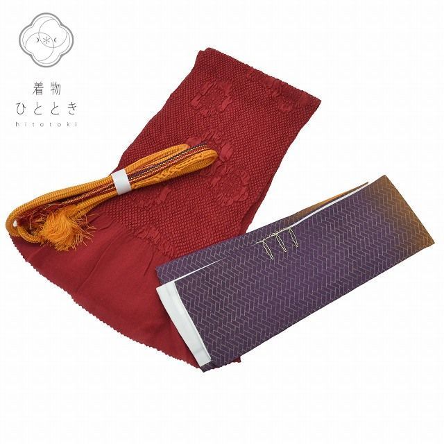 リサイクル着物 帯締め 高品質 帯揚げ セット 正絹 リサイクル 振袖