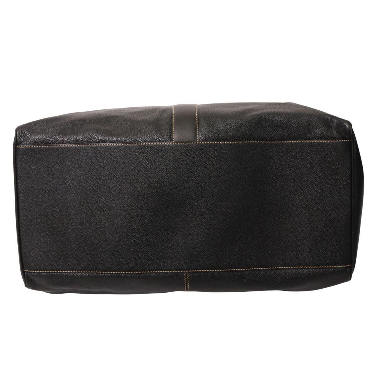 dunhill ダンヒル 本革 レザー ボストンバッグ 旅行バッグ ブラック 大