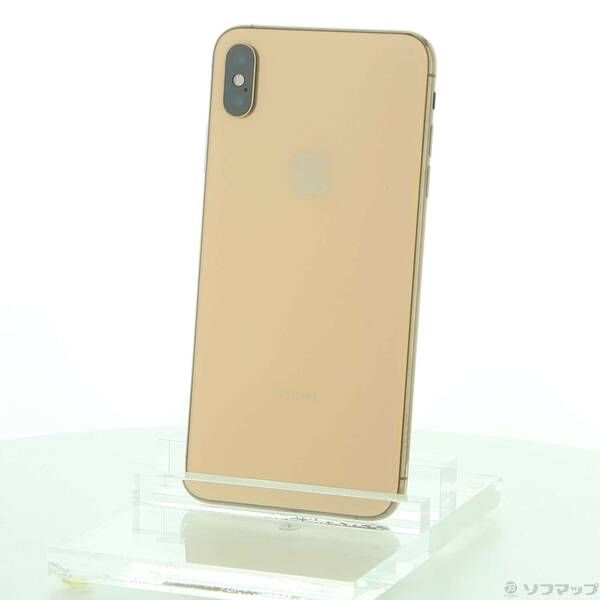 中古品〕 iPhoneXS Max 256GB ゴールド MT6W2J／A SIMフリー