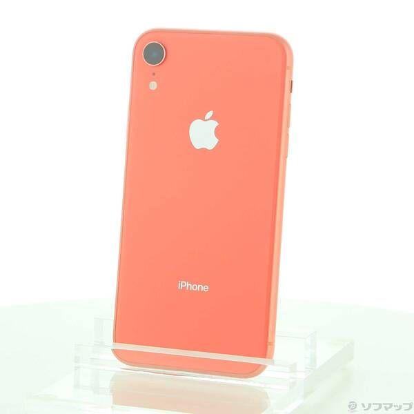 中古品〕 iPhoneXR 128GB コーラル MT0T2J／A SIMフリー【258】 【公式