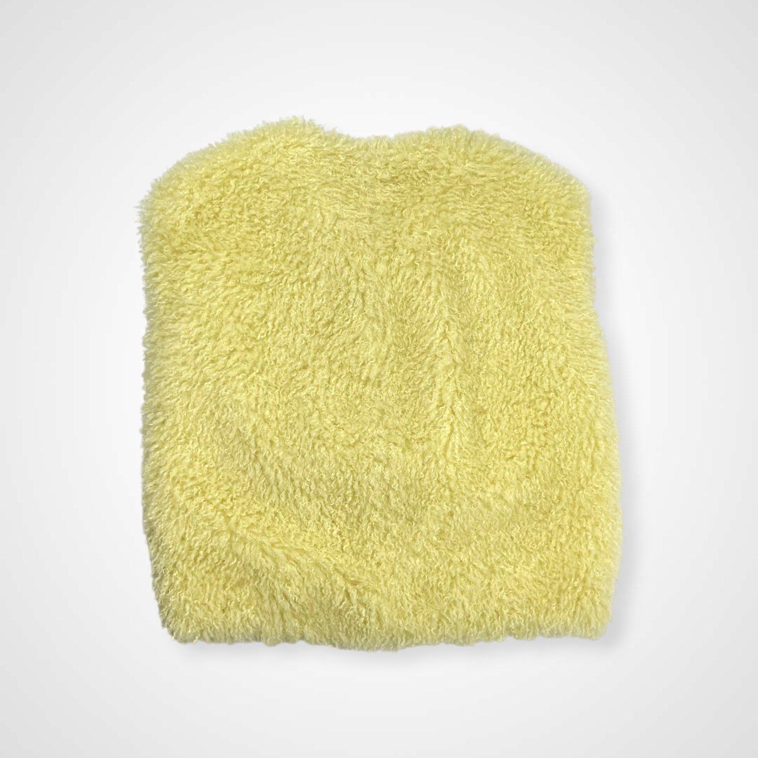 MIESROHE ミースロエ / シャギーベスト イエロー 参考定価：18,000+tax