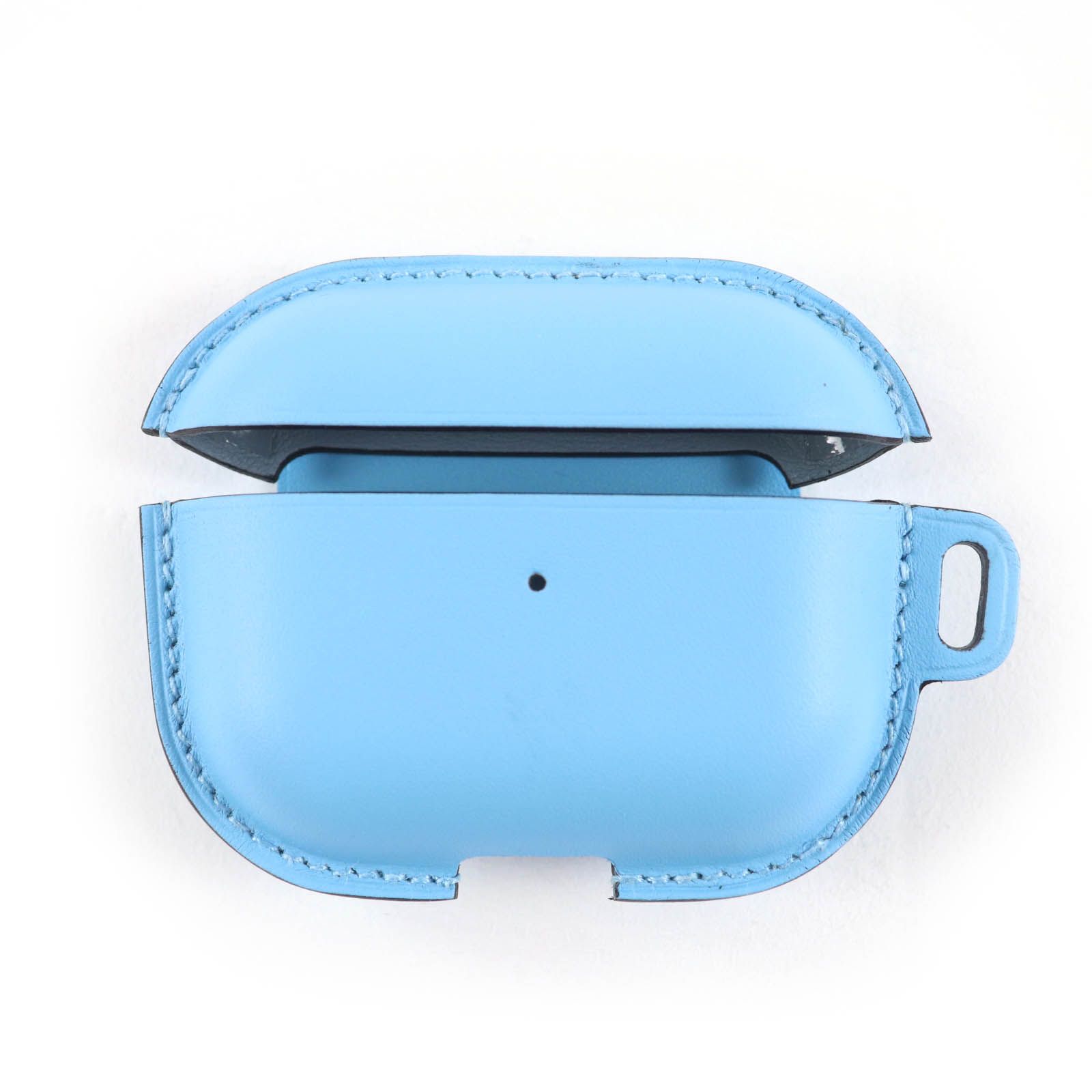 極美品✨HERMES エルメス　AirPodsケース　ヴォースイフト　ショルダー 未使用品☆HERMES エルメス ヴォースイフト セレステ/ブルーリン