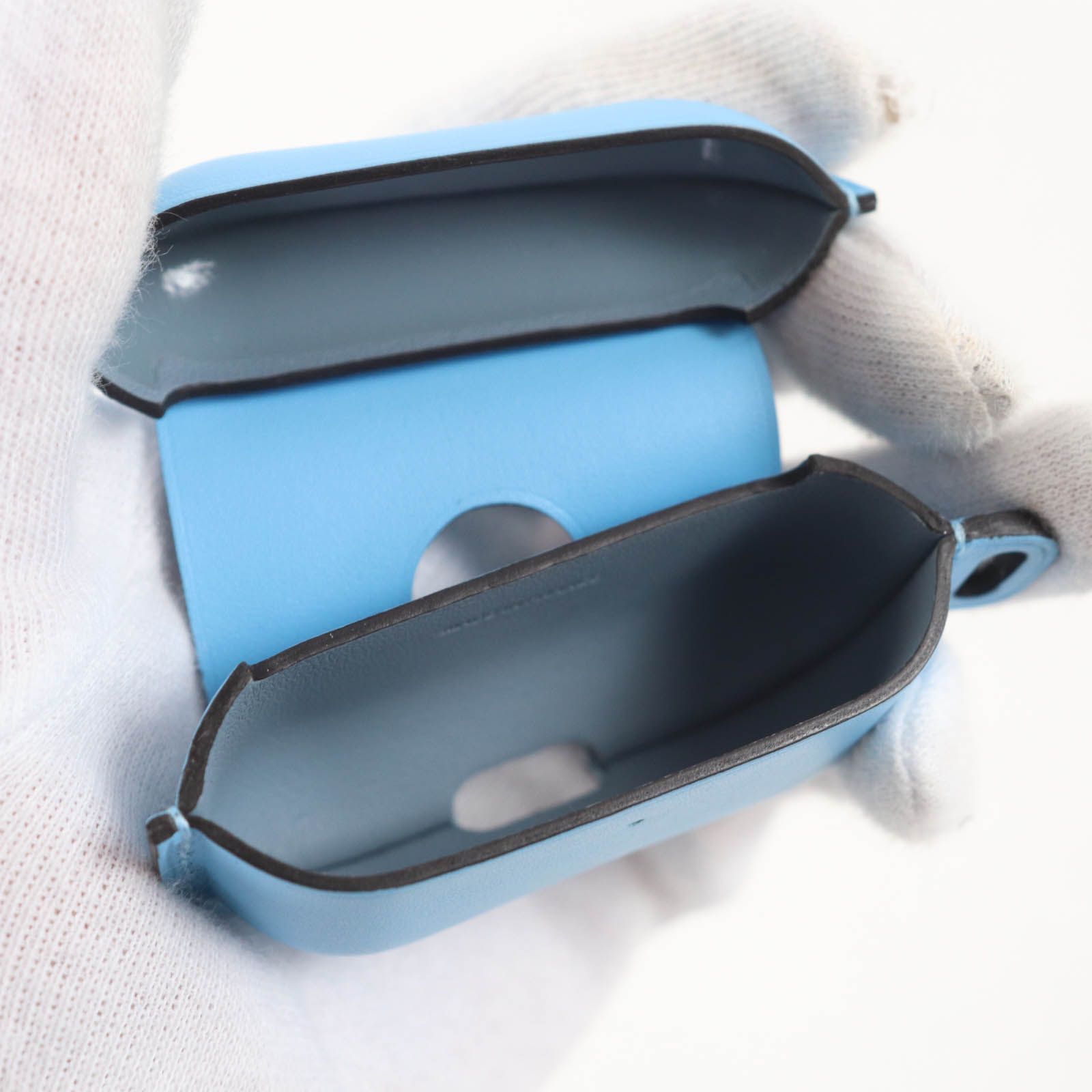 未使用品☆HERMES エルメス ヴォースイフト セレステ/ブルーリン