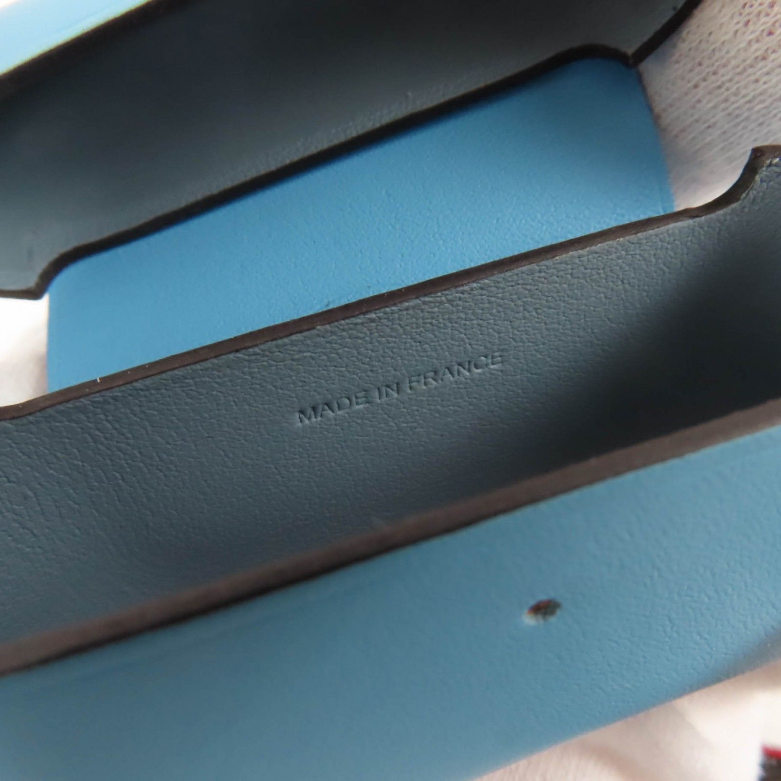 未使用品☆HERMES エルメス ヴォースイフト セレステ/ブルーリン