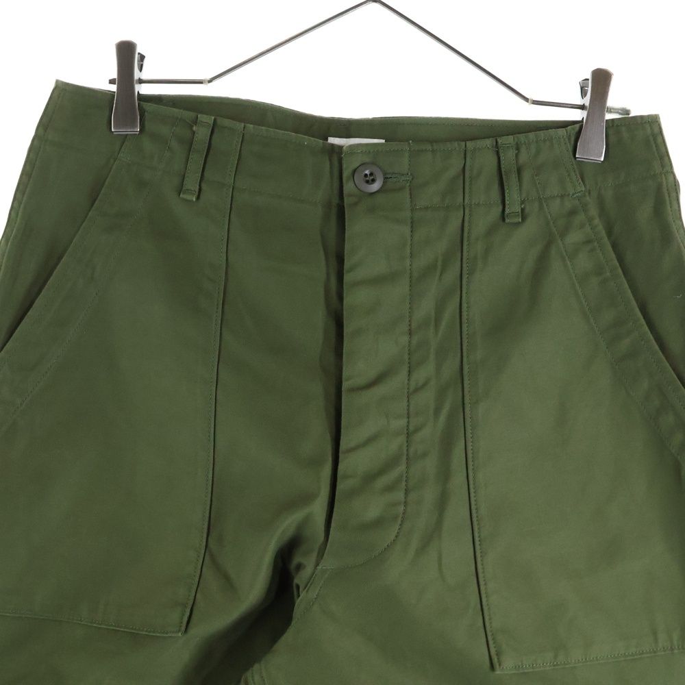 CIOTA (シオタ) スビンコットンバックサテンベイカーパンツ カーキ