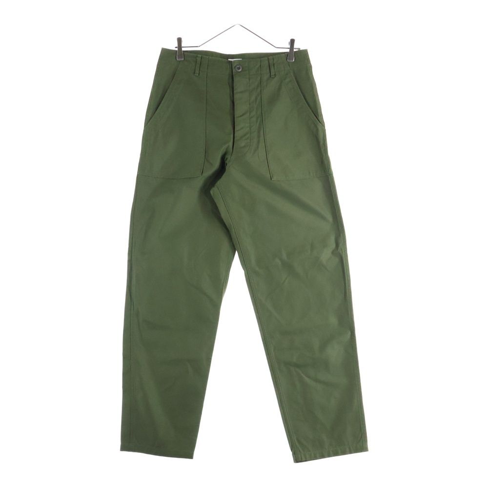 CIOTA (シオタ) スビンコットンバックサテンベイカーパンツ カーキ