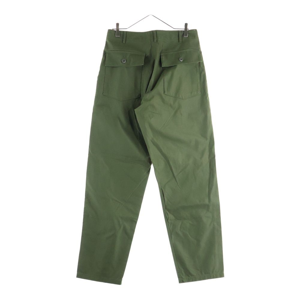 CIOTA (シオタ) スビンコットンバックサテンベイカーパンツ カーキ