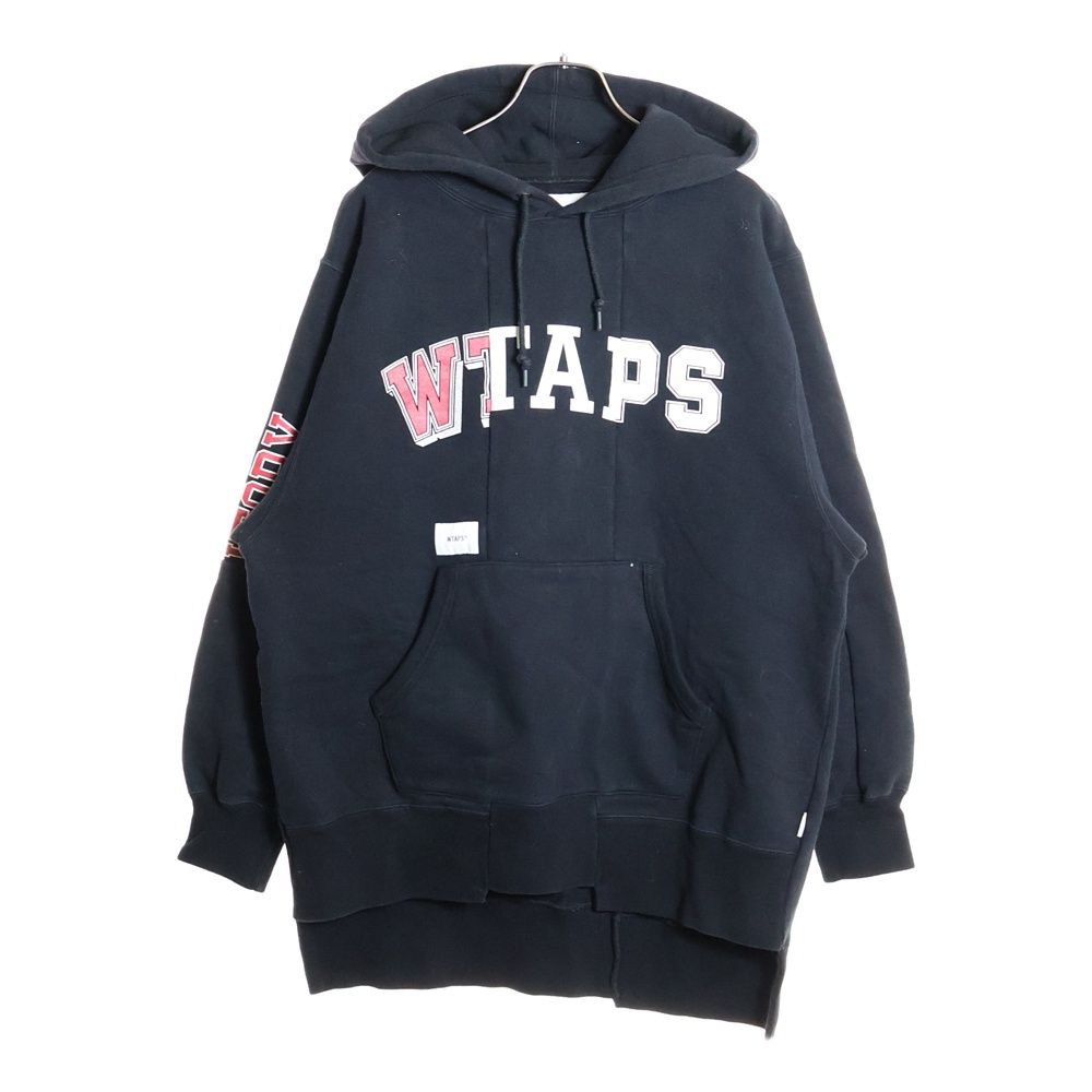 【美品】WTAPS 18AWロゴニット WTAPS (ダブルタップス) 18AW リッパー プルオーバー ブラック 182ATDT