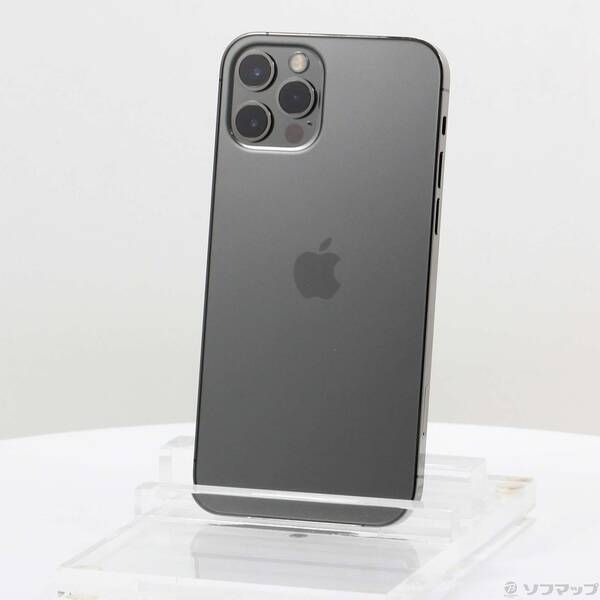 〔中古品〕 iPhone12 Pro 256GB グラファイト MGM93J／A SIMフリー 〔ネットワーク利用制限〕【297】