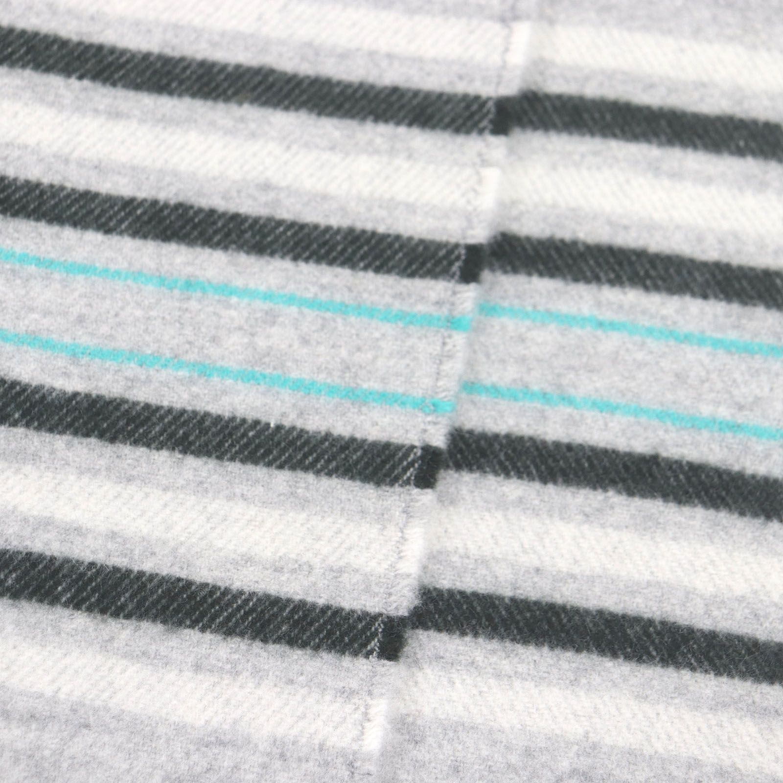 極美品□HERMES エルメス カシミヤ100％ ロゴレザーパッチ ネオロカ