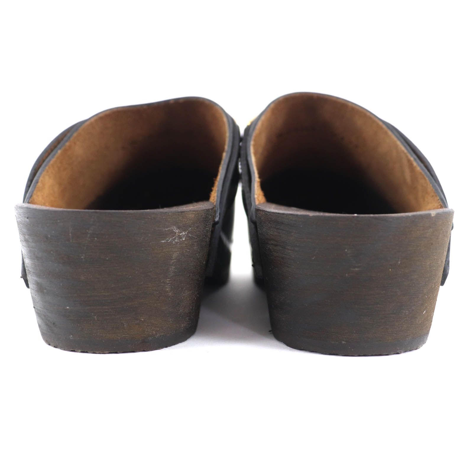 極美品◇CELINE セリーヌ CWZA09 トリオンフビット ウッドソール