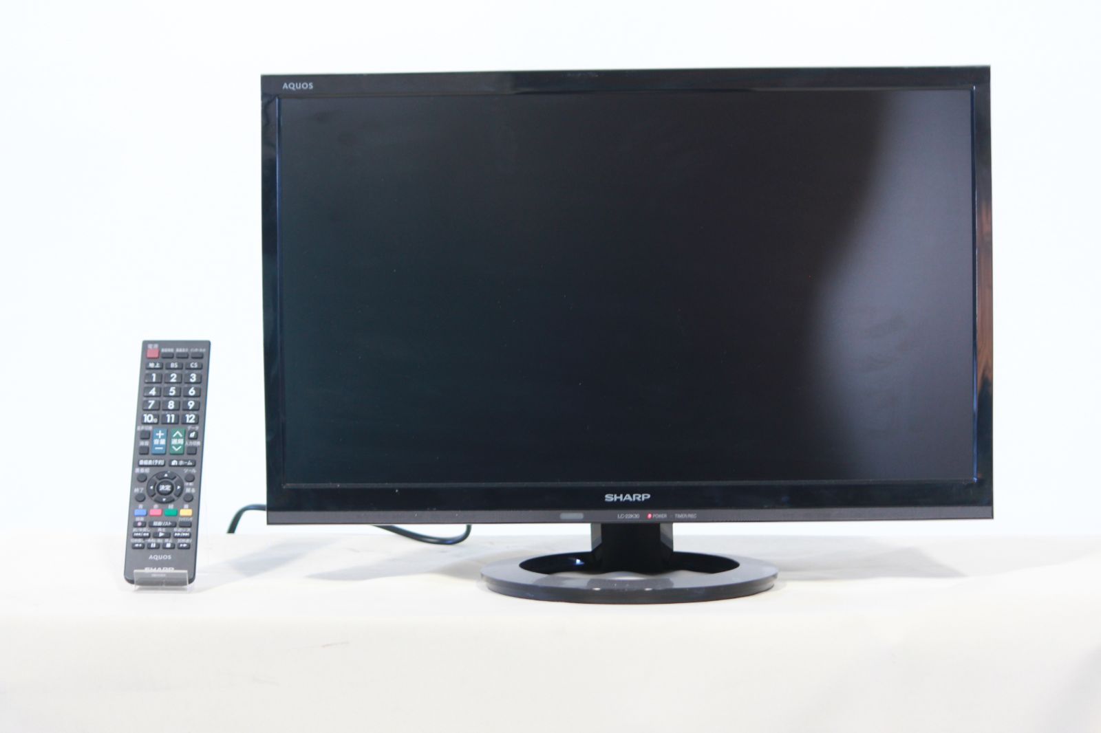 シャープ 22V型 液晶 テレビ AQUOS LC-22K30-W 2016年式 AQUOS SHARP フルHD液晶テレビ 22V型 (2015〜2016年製) 中古 LC-22K30
