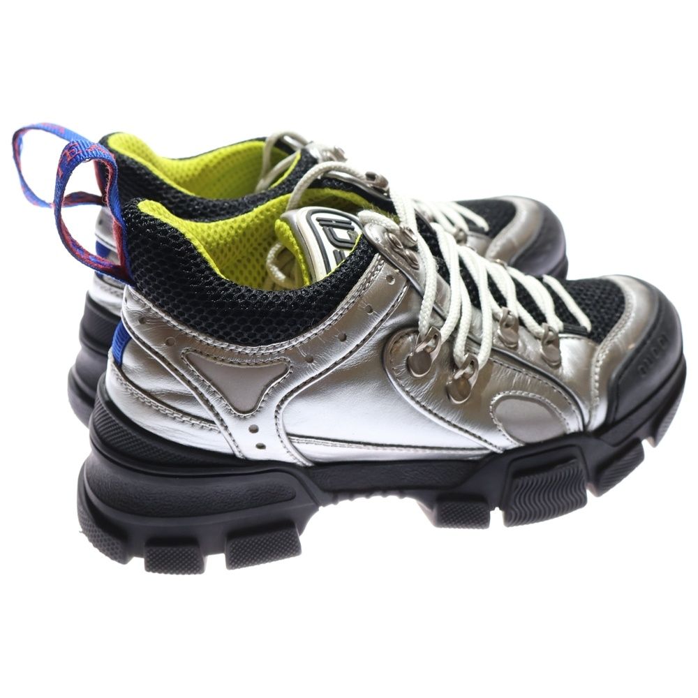 GUCCI (グッチ) フラッシュトレック ビジュー ラバーロゴ ローカット