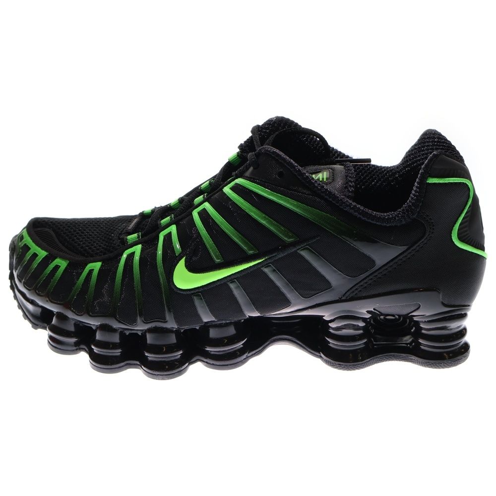 NIKE (ナイキ) SHOX TL BLACK GREEN STRIKE ショックス ブラック
