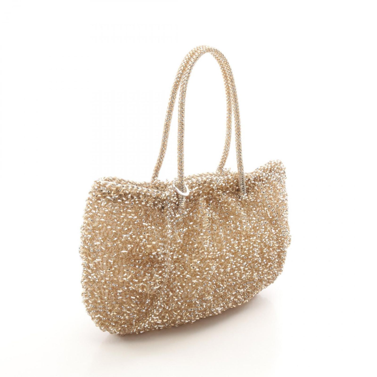 アンテプリマ ANTEPRIMA ハンドバッグ ワイヤーバッグ ゴールド