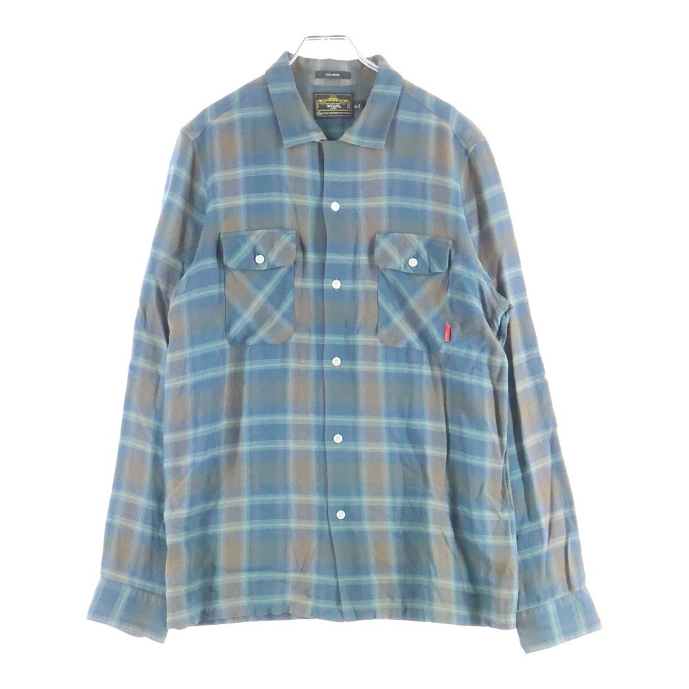 WTAPS VATOS L/S ダブルタップス チェック ウール ワーク シャツ WTAPS VATOS L/S ダブルタップス チェック ウール ワーク シャツ