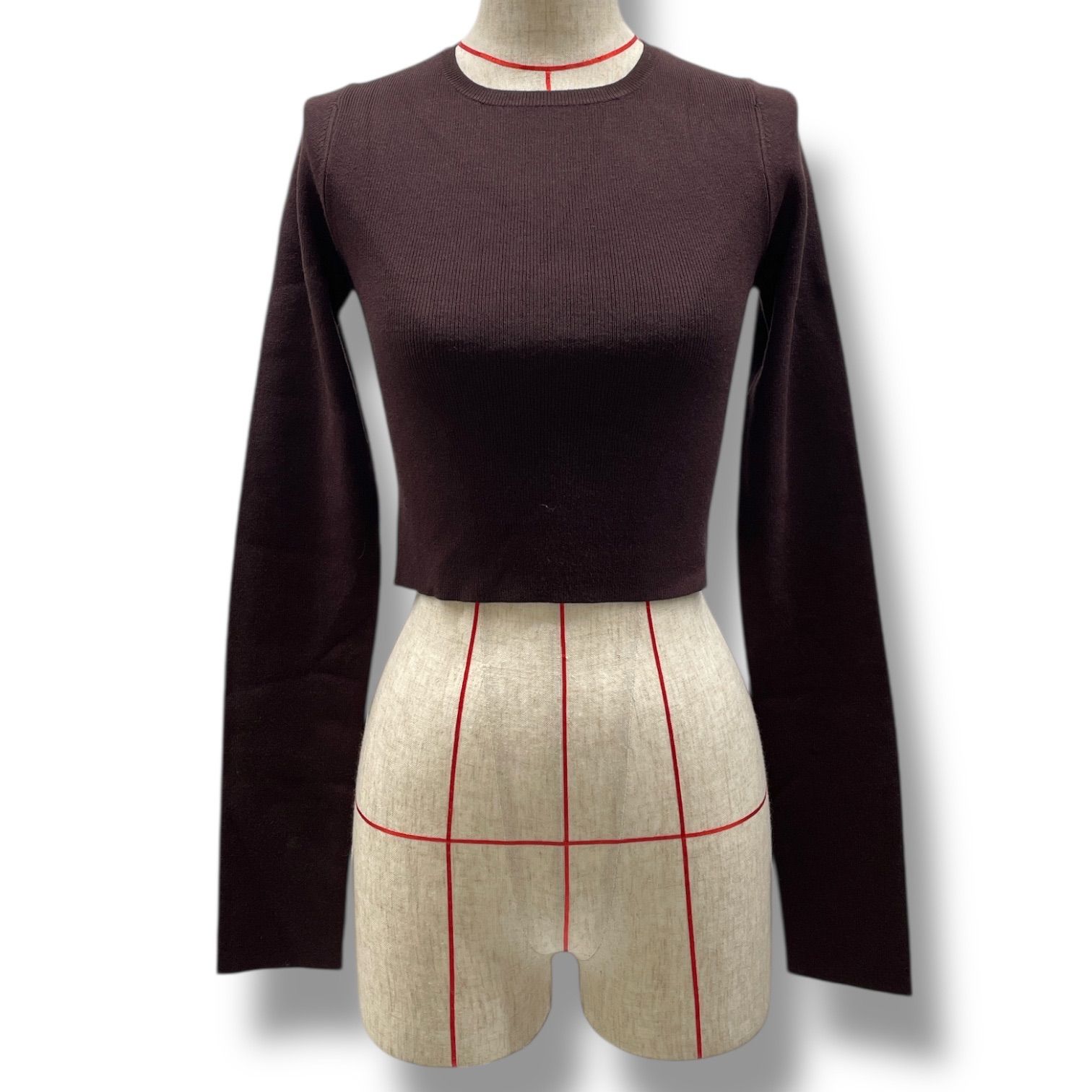 新品 未使用 タグ付き TODAYFUL Cropped Smooth Knit クロップド 