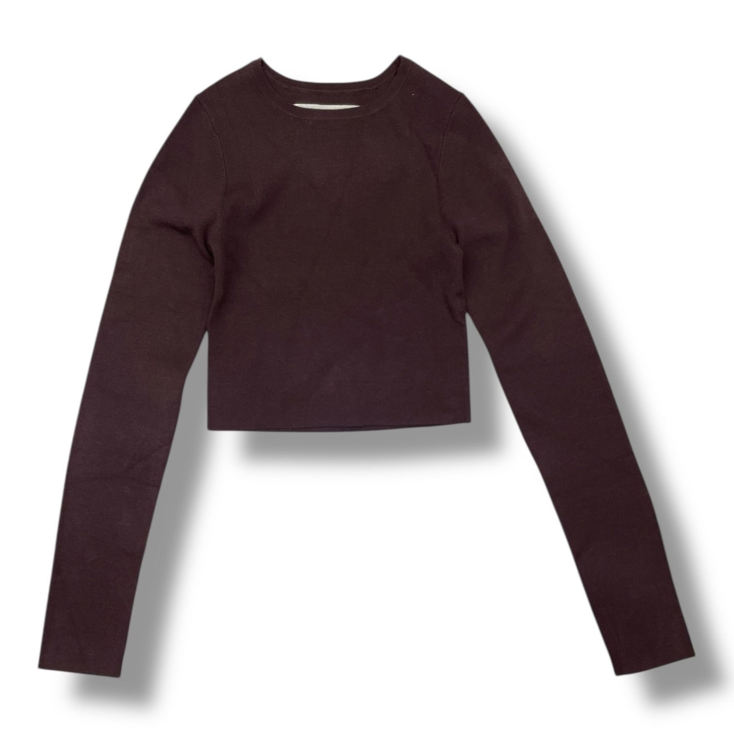 新品 未使用 タグ付き TODAYFUL Cropped Smooth Knit クロップド 