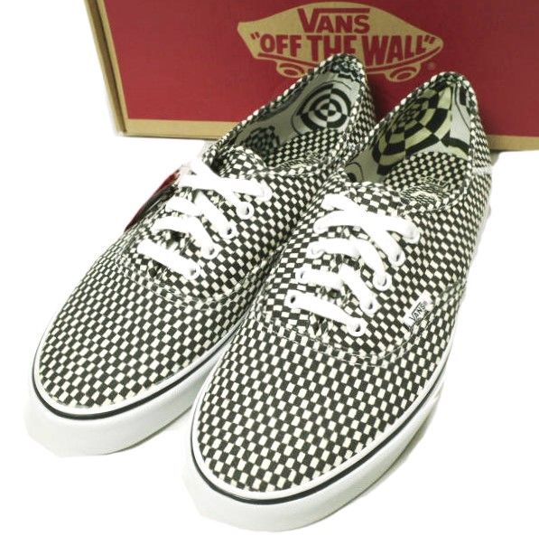 人気SALE，爆買い 新品 VANS x WADE GOODALL バンズ ウェイド・グッドオール 別注 AUTHENTIC SF オーセンティック VN0A38BZN3D US10(28cm) Checkerboard スニーカー シューズ g24693 スニーカー