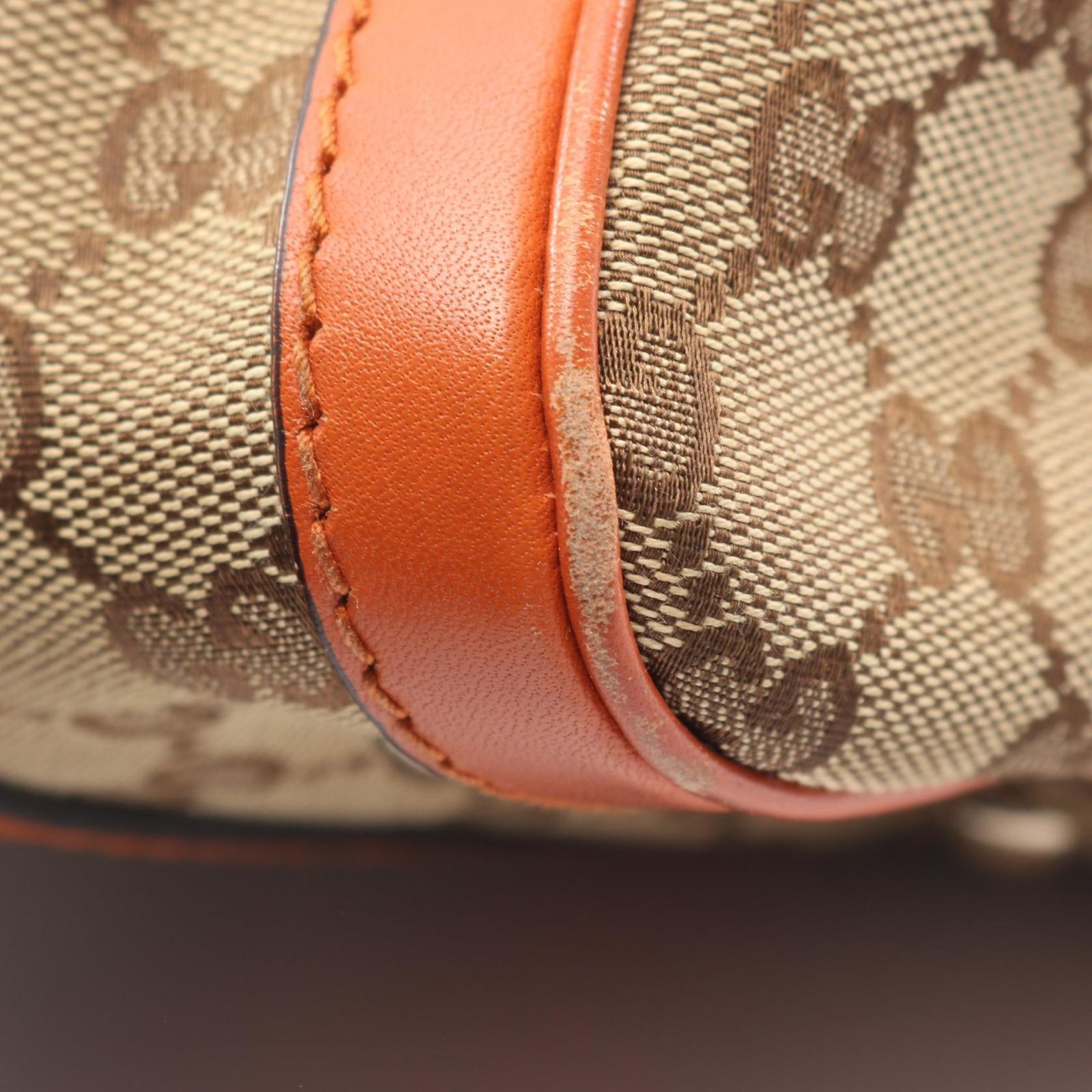 グッチ GUCCI ハンドバッグ GGキャンバス 269876 ベージュ/オレンジ