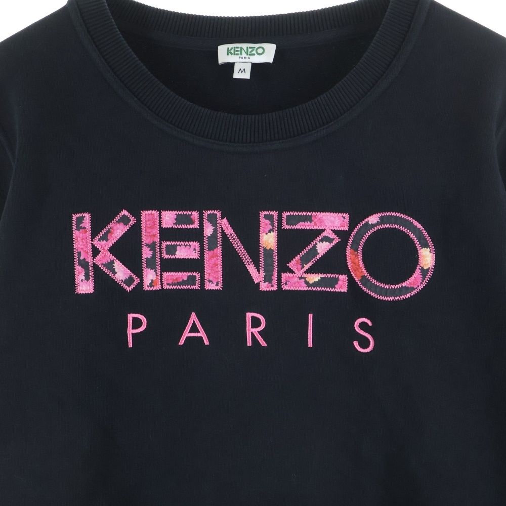KENZO (ケンゾー) Flower Logo Sweatshirts 花柄ロゴ スウェット