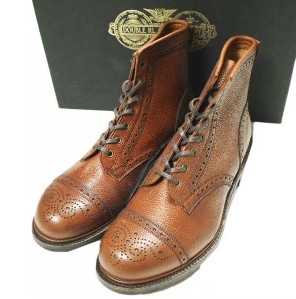 新品 RRL ダブルアールエル イギリス製 BOWERY BOOTS BROGUE バワリー