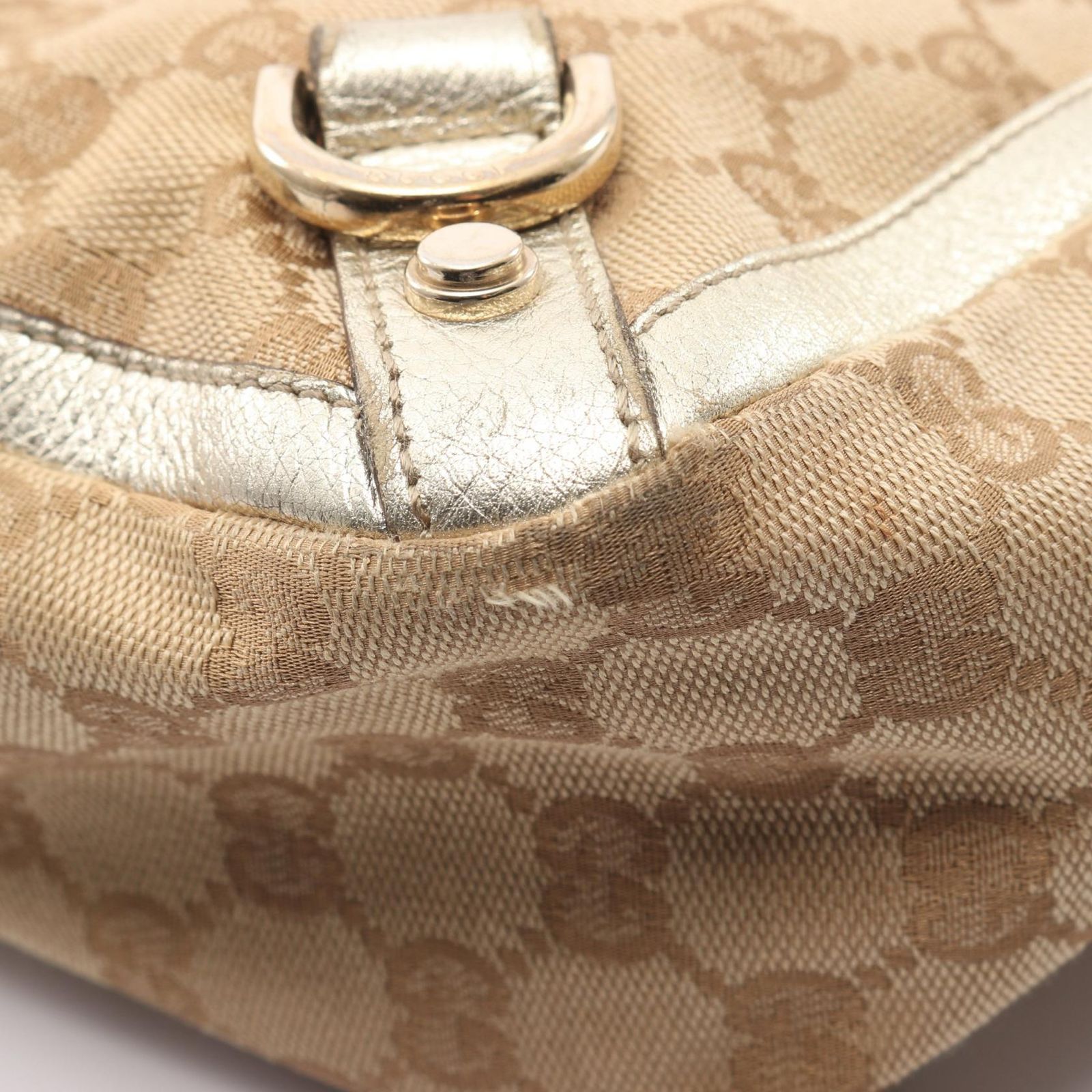 グッチ GUCCI トートバッグ アビー GGキャンバス 141472 ベージュ