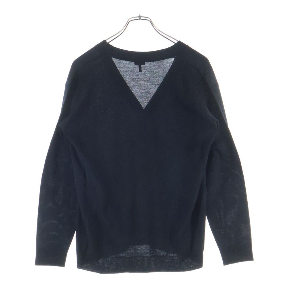 LOEWE (ロエベ) アナグラム刺繍 ニットカーディガン ブラック