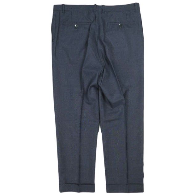 ROTA ロータ イタリア製 ウールトロピカル1プリーツテーパードパンツ